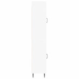 Cabinet Set 2 pcs White 33 x 34.5 x 89.5 cm Engineered Wood - Rear View
