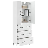 Cabinet Set 2 pcs White 66 x 34.5 x 90 cm Engineered Wood