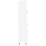 Cabinet Set 2 pcs White 66 x 34.5 x 90 cm Engineered Wood
