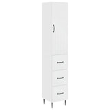 Cabinet Set 2 pcs White 33 x 34.5 x 90 cm Engineered Wood