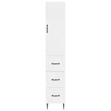 Cabinet Set 2 pcs White 33 x 34.5 x 90 cm Engineered Wood - 45-Degree Angle