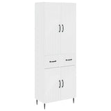 Cabinet Set 2 pcs White 66 x 34.5 x 89.5 cm Engineered Wood