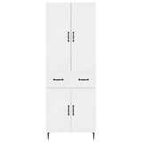 Cabinet Set 2 pcs White 66 x 34.5 x 89.5 cm Engineered Wood