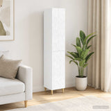 Cabinet Set 2 pcs White Engineered Wood