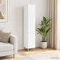 Cabinet Set 2 pcs White Engineered Wood