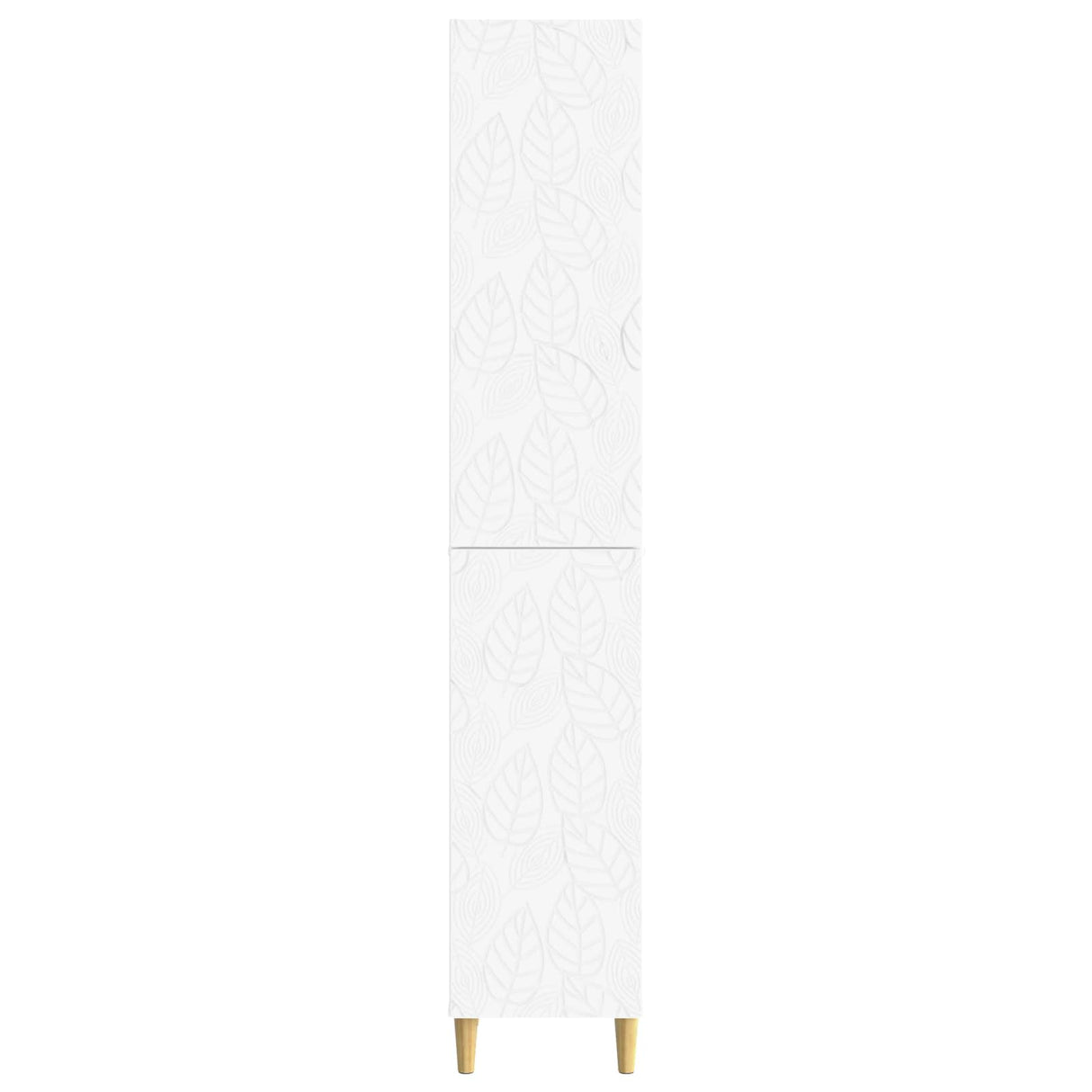 Cabinet Set 2 pcs White Engineered Wood