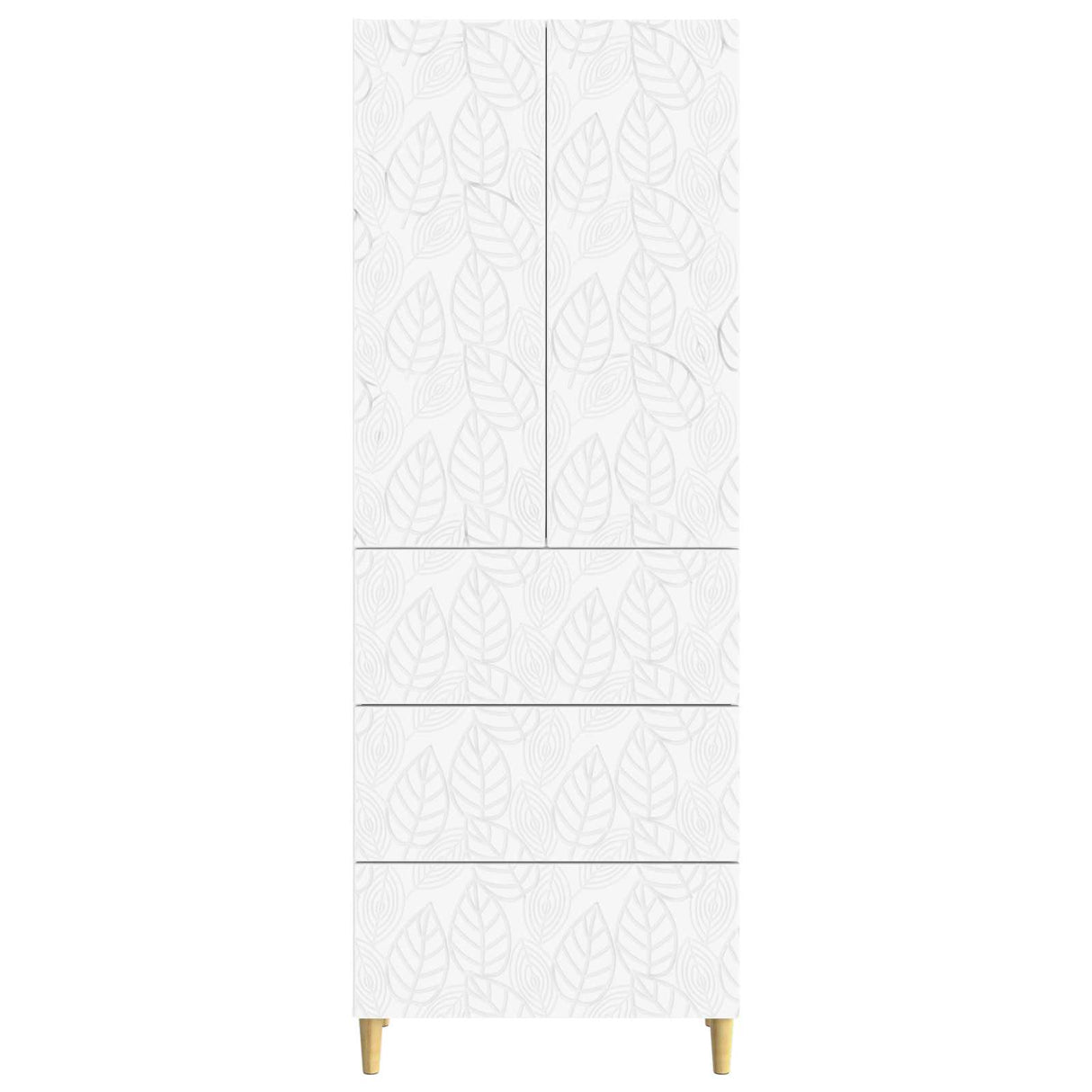 Cabinet Set 2 pcs White 66 x 34.5 x 90 cm Engineered Wood