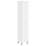 Cabinet Set 2 pcs White 33 x 34.5 x 90 cm Engineered Wood