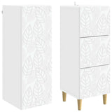 Cabinet Set 2 pcs White 33 x 34.5 x 90 cm Engineered Wood - Top-Down View