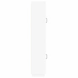 Cabinet Set 2 pcs White Engineered Wood