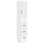 Cabinet Set 2 pcs 33 x 34.5 x 87 cm Engineered Wood White
