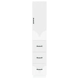 Cabinet Set 2 pcs White 33 x 34.5 x 87 cm Engineered Wood