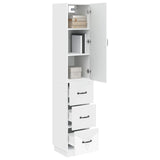 Cabinet Set 2 pcs White 33 x 34.5 x 87 cm Engineered Wood