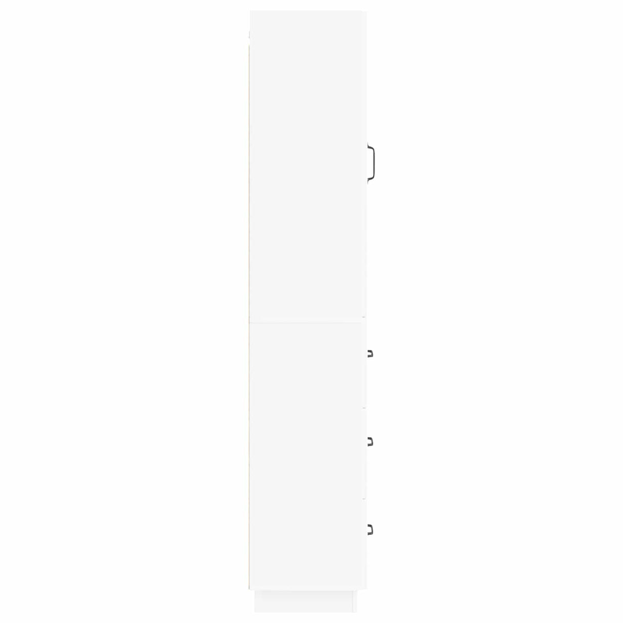 Cabinet Set 2 pcs White 33 x 34.5 x 87 cm Engineered Wood