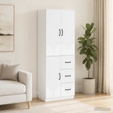 Cabinet Set 2 pcs Engineered Wood
