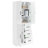 Cabinet Set 2 pcs Engineered Wood - Side View