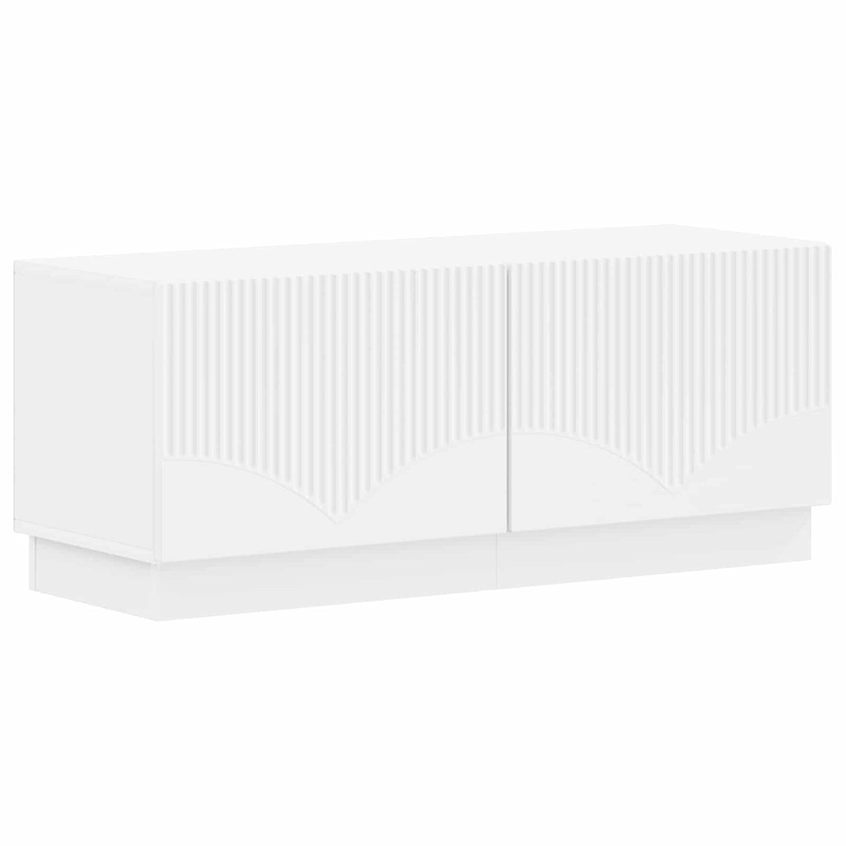 LED TV Cabinet HOORN 3 pcs White Engineered Wood