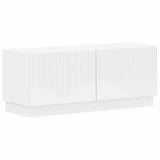 LED TV Cabinet HOORN 3 pcs White Engineered Wood - Top-Down View