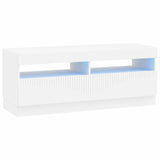 LED TV Cabinet HOORN 3 pcs White Engineered Wood