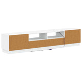 LED TV Cabinet HOORN 3 pcs White Engineered Wood