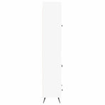 Cabinet Set 2 pcs White Engineered Wood