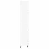 Cabinet Set 2 pcs White Engineered Wood - 45-Degree Angle
