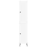 Cabinet Set 2 pcs White Engineered Wood