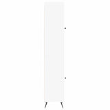 Cabinet Set 2 pcs White Engineered Wood - Rear View