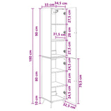 Cabinet Set 2 pcs White Engineered Wood - Extra Image