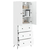 Cabinet Set 2 pcs White 66 x 34.5 x 90 cm Engineered Wood