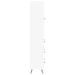 Cabinet Set 2 pcs 66 x 34.5 x 90 cm Engineered Wood White
