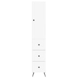 Cabinet Set 2 pcs White 34.5 x 34.5 x 90 cm Engineered Wood