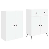 2 pcs White - Top-Down View