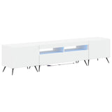 LED TV Cabinet BREDA 3 pcs White Engineered Wood