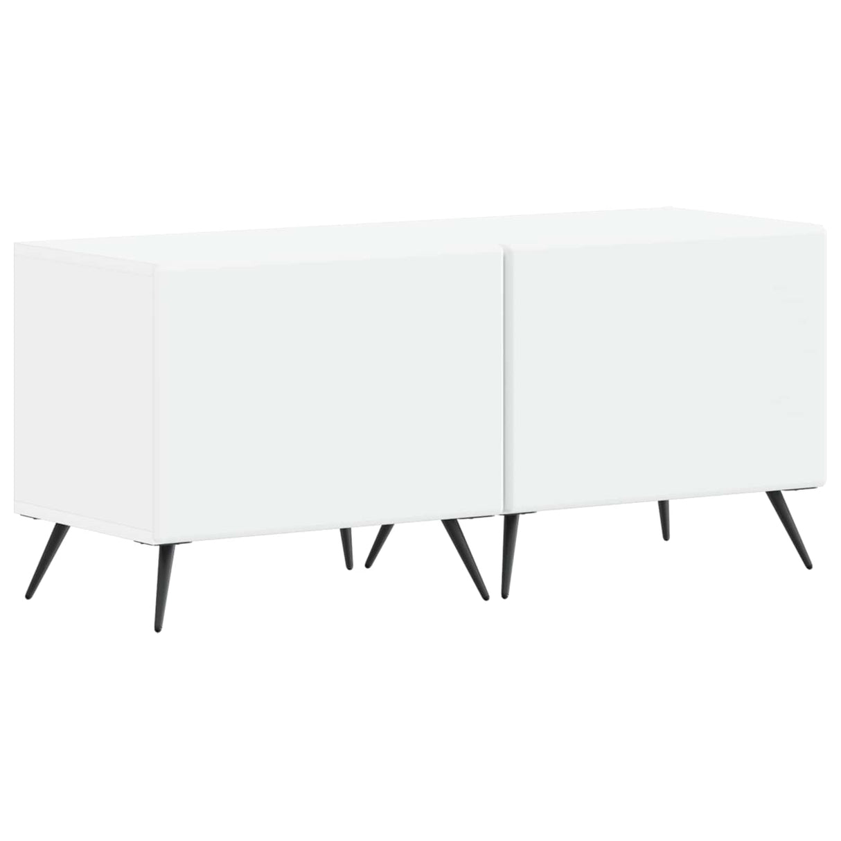 LED TV Cabinet BREDA 3 pcs White Engineered Wood
