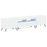 LED TV Cabinet BREDA 3 pcs White Engineered Wood