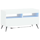 LED TV Cabinet BREDA 3 pcs White Engineered Wood - 45-Degree Angle