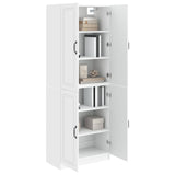 Cabinet Set 2 pcs White Engineered Wood