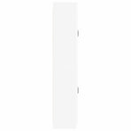Cabinet Set 2 pcs White Engineered Wood