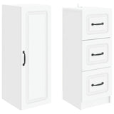 Cabinet Set 2 pcs White 33 x 34.5 x 87 cm Engineered Wood