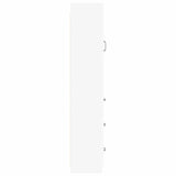 Cabinet Set 2 pcs White 33 x 34.5 x 87 cm Engineered Wood