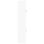 Cabinet Set 2 pcs White Engineered Wood
