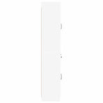 Cabinet Set 2 pcs White Engineered Wood