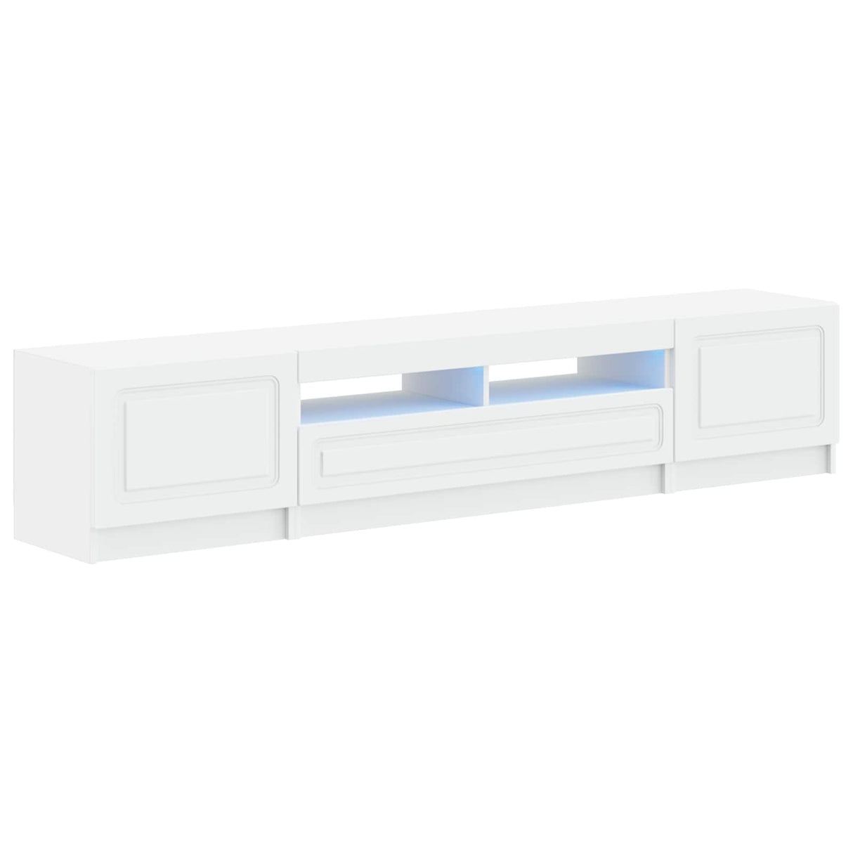 LED TV Cabinet UTRECHT 3 pcs White Engineered Wood
