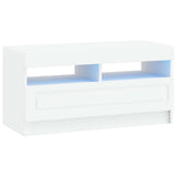LED TV Cabinet UTRECHT 3 pcs White Engineered Wood
