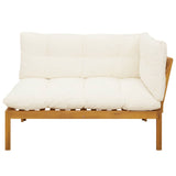 132 x 92 x 82 cm Acacia Wood - 45-Degree Angle