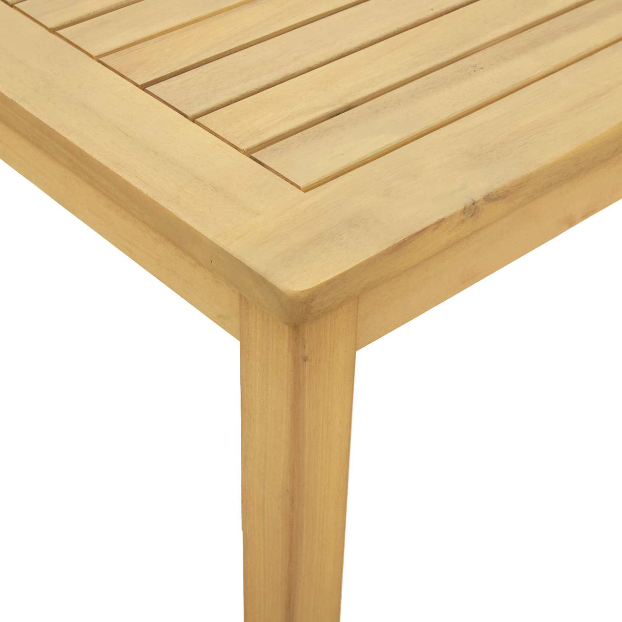 Coffee Table Light acacia 45 x 45 x 36 cm Solid Acacia Wood