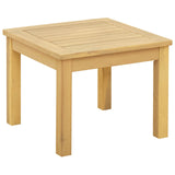 Coffee Table Light acacia 45 x 45 x 36 cm Solid Acacia Wood