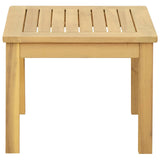 Coffee Table Light acacia 45 x 45 x 36 cm Solid Acacia Wood