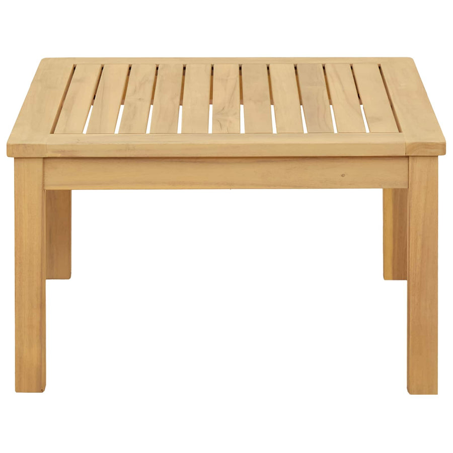 Coffee Table Light acacia 60 x 60 x 36 cm Solid Acacia Wood